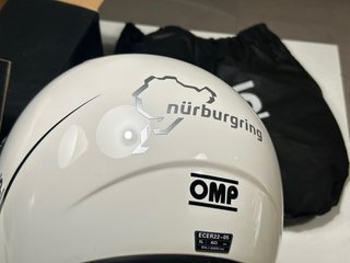 Casco OMP para coche XL 60cm Blanco