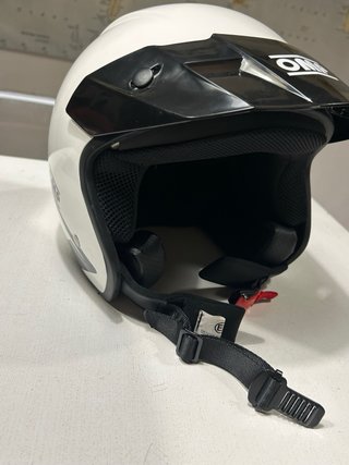 Casco OMP para coche XL 60cm Blanco