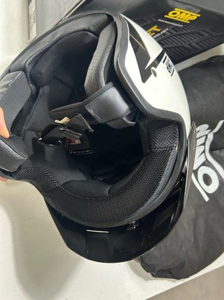 Casco OMP para coche XL 60cm Blanco