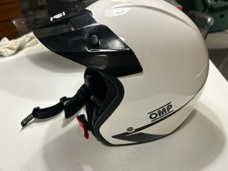 Casco OMP para coche XL 60cm Blanco