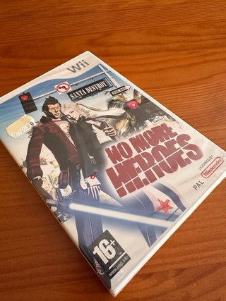Wii No More Heroes precintado