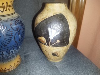 Lote Jarrones y Tetera Cerámica
