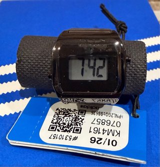 Reloj Digital Adidas Acero Inoxidable Negro