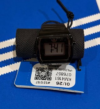 Reloj Digital Adidas Acero Inoxidable Negro