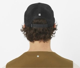Gorra Salomon Negra Malla