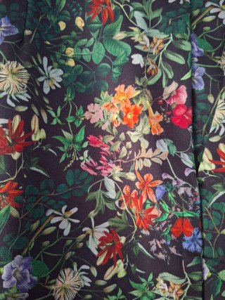 Pantalón recto H&M Talla 42 Estampado Floral