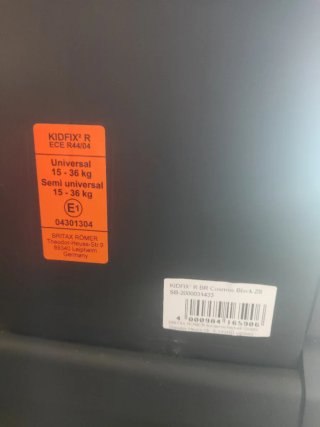 Silla coche Britax Römer Cosmos Black zs