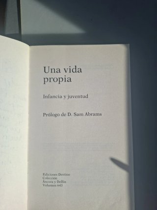 Una vida propia .- Gerald Brenan.- Destino.