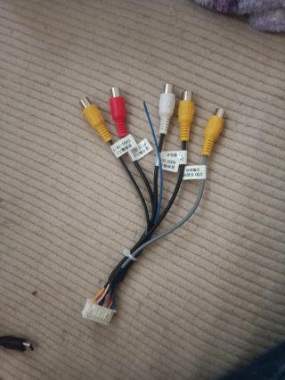 Cable RCA Audio Video Coche Android