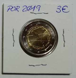 2 Euros Portugal 2019 Descubrimiento Madeira