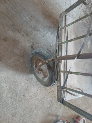 Carro para subir material de construcción