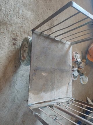 Carro para subir material de construcción