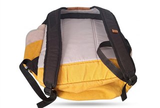 Mochila Quiksilver Negra y Amarilla Unisex