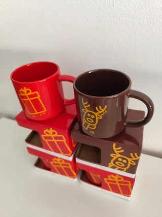Lote 4 Tazas McCafé McDonald's