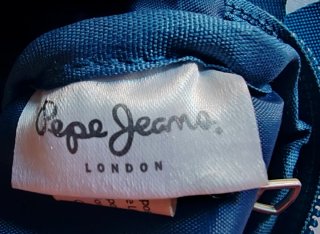 Bolso Pepe Jeans bandolera azul y rojo