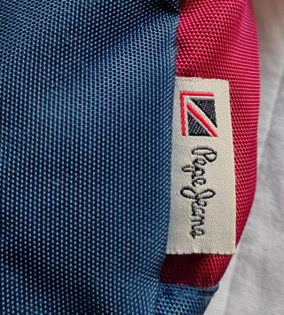 Bolso Pepe Jeans bandolera azul y rojo