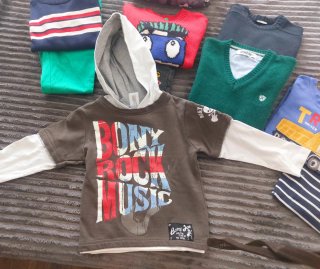Lote 13 prendas bebé niño, talla 3 a 4