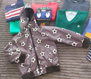 Lote 13 prendas bebé niño, talla 3 a 4