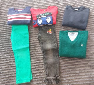 Lote 13 prendas bebé niño, talla 3 a 4