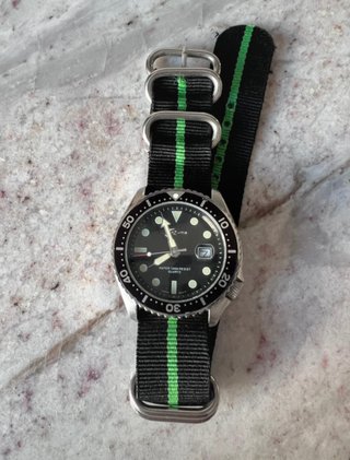 Reloj Jaz-ma tipo Diver Vintage