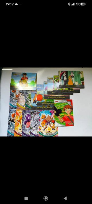 Cartas Pokémon Topps