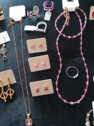 Box gioielli oro e rosa