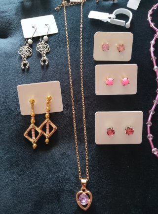 Box gioielli oro e rosa