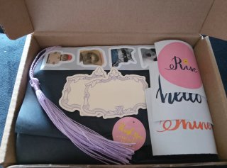 Box gioielli oro e rosa