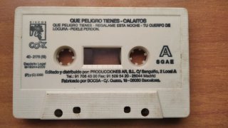 Cinta de Casete Calaitos - Que peligro tienes