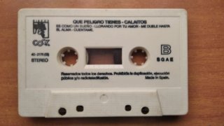 Cinta de Casete Calaitos - Que peligro tienes
