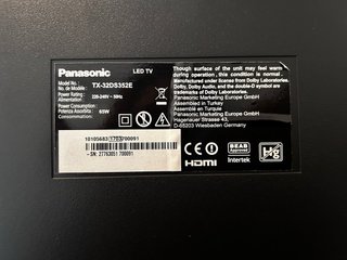 TV LED Panasonic 32pulgadas HD TX-32DS352 Smart TV