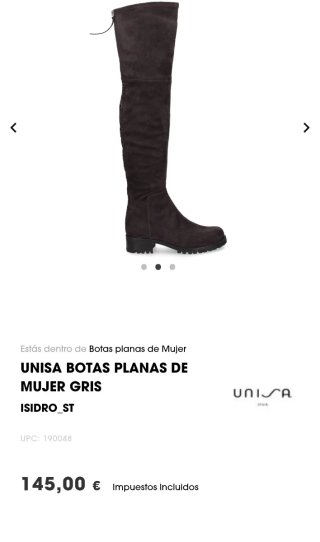 Botas altas de piel negras