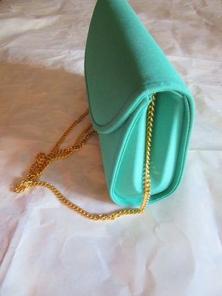 Pochette Serapian in raso di seta. Made in Italy