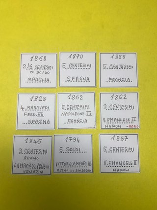 Lotto di n.9 monete antiche