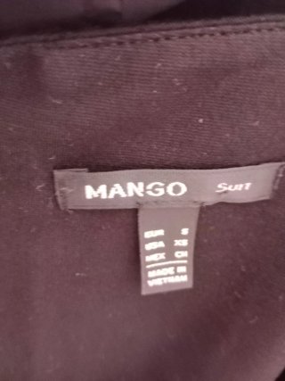 Vestido negro Mango corto
