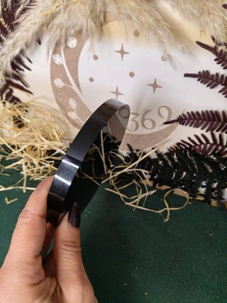 Espejo de Obsidiana 12 cm con Expositor