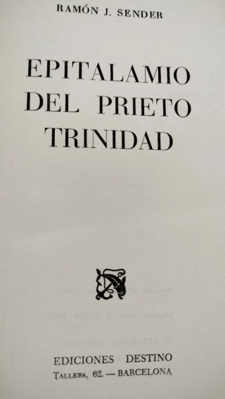 Epitalamio del prieto Trinidad