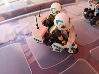 4 Playmobil Motos Policía Tráfico (guardia civil).