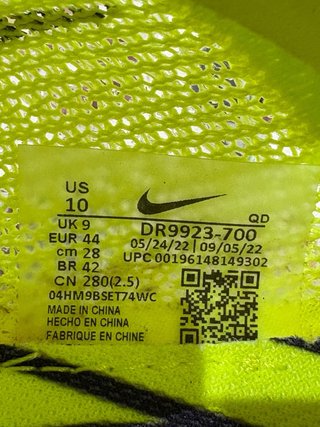 Zapatilla Atletismo Clavos Nike Amarillo