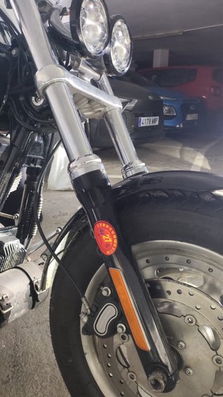 Harley Davidson Fat Bob 2014 Negra
