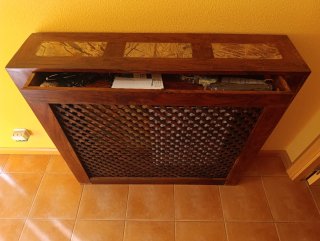 Cubre radiador/Mueble entrada madera