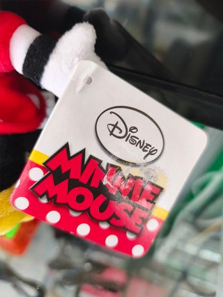 Bagclip Minnie Mouse Peluche 15cm