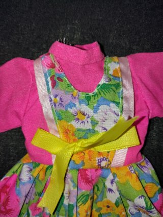 Vestito rosa acceso Barbie vintage