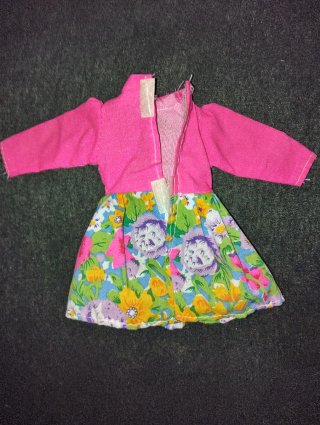 Vestito rosa acceso Barbie vintage