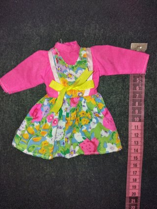 Vestito rosa acceso Barbie vintage