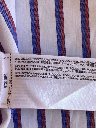 Camisa Rayas Mango Talla M