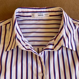 Camisa Rayas Mango Talla M