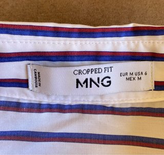 Camisa Rayas Mango Talla M