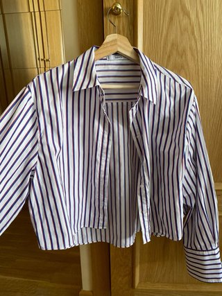 Camisa Rayas Mango Talla M