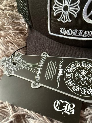 Gorra Trucker Chrome Hearts Negra